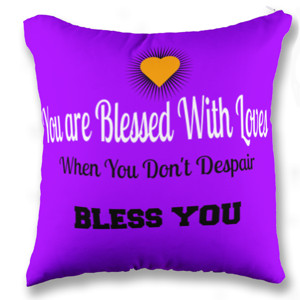 Bantal Bantal Cushion Blessed with Love High Quality