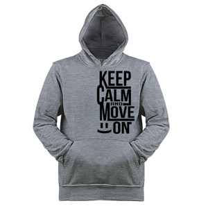 Jaket Hoodie KEEP CALM AND MOVE ON 3
