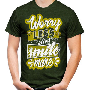 Kaos WORRY LESS AND SMILE MORE 3