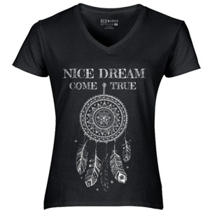 Kaos NICE DREAM COME TRUE versi warna gelap