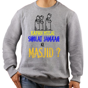 Jaket Sweater Kapan Mulai Sholat Jama'ah ke Masjid?