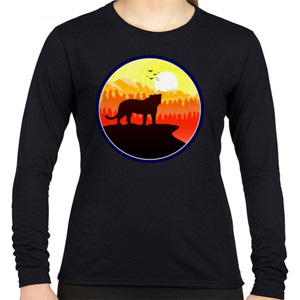 Kaos Black Panther Silhouette