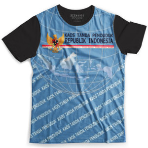 Kaos Fullprint Kaos Tanda Pendukuk KTP