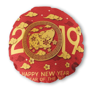 Bantal Bulat 2019 Year Of The Pig