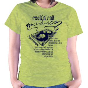Kaos Rock N Roll Kaset 