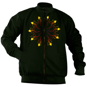 Jaket Bomber Abstrak Cakra