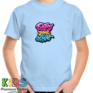 Kaos Tshirt enjoy your life grafiti