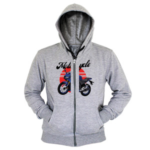 Hoodie Zipper Motorcycle