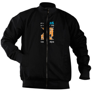 Jaket Bomber THKom-Black Alumni Arsitek UNS 98