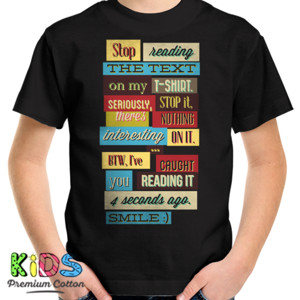 Kaos Kaos Humor - Stop Reading My TShirt (SB5EC)