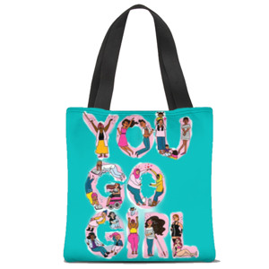 Tas Tote Fullprint YOU GO GIRL