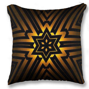 Bantal Bantal Sofa Kotak Fullprint Premium Gold Star