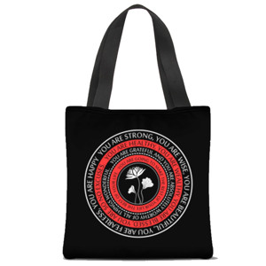 Tas Tote Fullprint SELF MOTIVATION