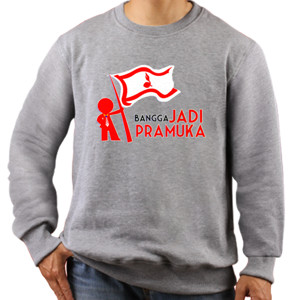 Jaket Sweater Bangga jadi pramuka 002
