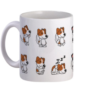 Mug Anjing Kecil Lucu