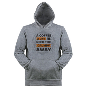 Jaket Hoodie A Coffee A Day Keep The grumpy Awat