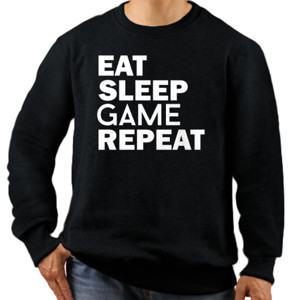Jaket Sweater Eat Sleep ... Repeat