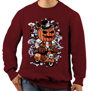 Jaket Sweater Pumpkin Scooter