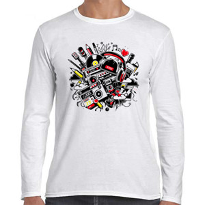 Kaos Premium - Seni Graffiti Musik