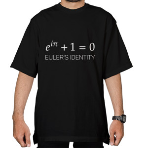 Kaos Oversize Eulers Identity (Gelap) - Pria & Wanita