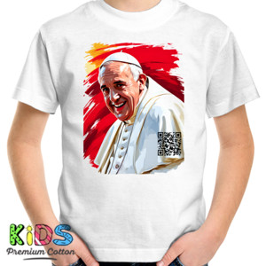 Kaos Anak  POPE FRANCIS 014