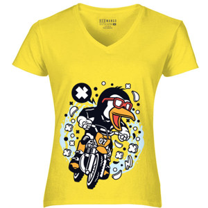 Kaos Penguin Motocross Rider