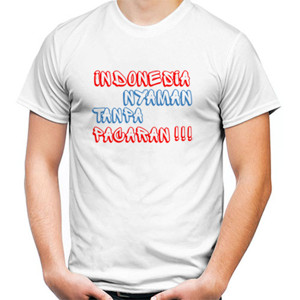 Kaos Indonesia Nyaman Tanpa Pacaran !!!
