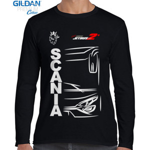 Kaos Kaos Lengan Panjang Bismania Gildan