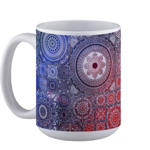 Mug Light Etnis Blue