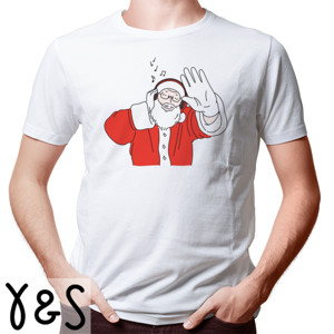 Kaos Santa Claus Christmas Singer