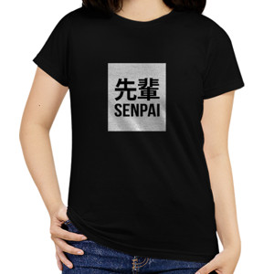 Kaos Kaos distro Senpai T-Shirt