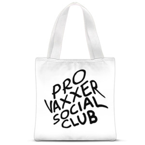 Tas Tote Fullprint Pro Vaxxer Social Club