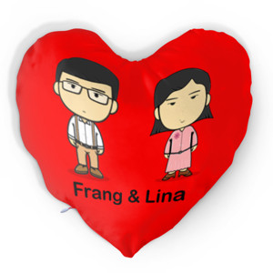 Bantal Hati Bantal Avatar Frang & Lina