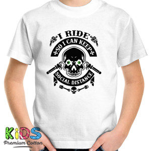 Kaos Skull I Ride So I Can Keep Social Distange - 1