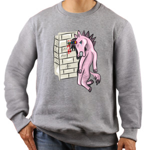 Jaket Sweater Unicorn Patah Hati