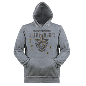 Jaket Hoodie Live Troops