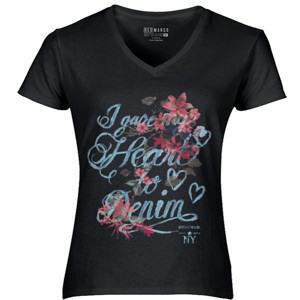 Kaos I Gave My Heart To Denim