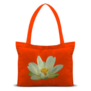 Tas Tote Lotus Tote Bag Canvas Landscape 