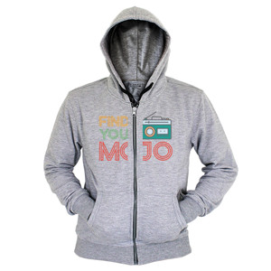 Hoodie Zipper Find Your Mojo Font Retro Design 1