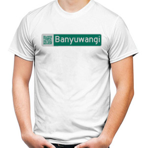 Kaos Banyuwangi - Kaos kotamu mengINSPIRASI - Polos