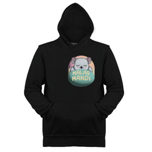 Jaket Hoodie Malas mandi