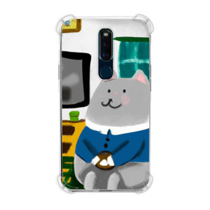 Casing HP Casing HP Lukisan Kucing Abu-abu