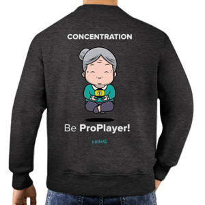 Jaket Sweater 9ball concentration | billiArt Shirt