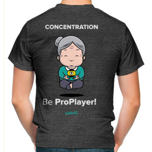 Kaos 9ball concentration | billiArt Shirt