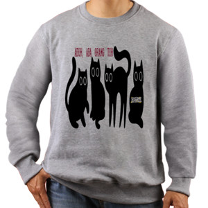 Jaket Sweater Kucing antisosial