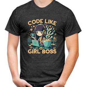 Kaos coding girl