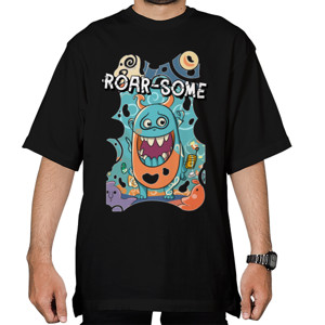 Kaos Oversize Monster cute roar - some