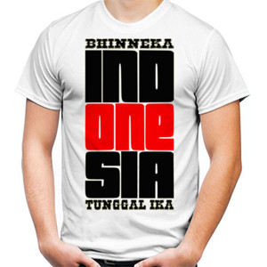 Kaos BHINNEKA TUNGGAL IKA INDONESIA