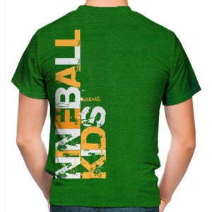 Kaos nineball kids White font| billiArt | Shirt