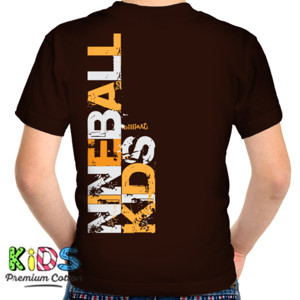 Kaos nineball kids White font| billiArt | Shirt